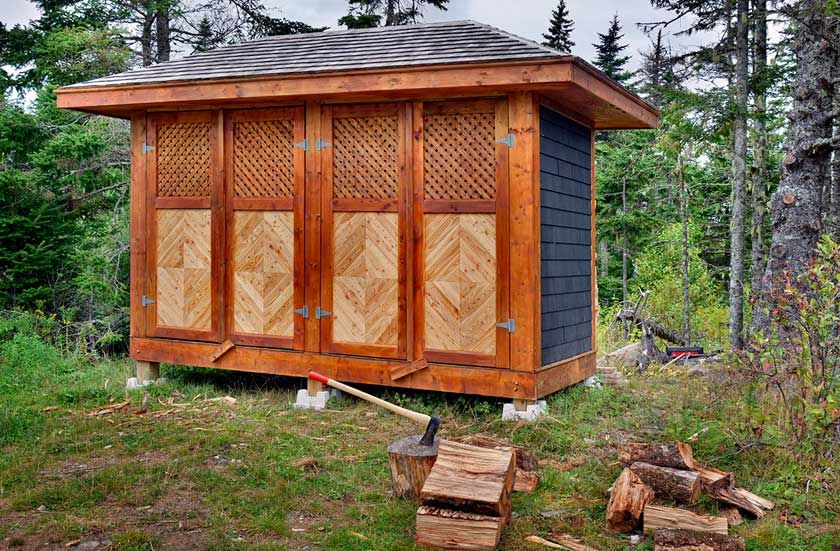 Custom Wood Shed